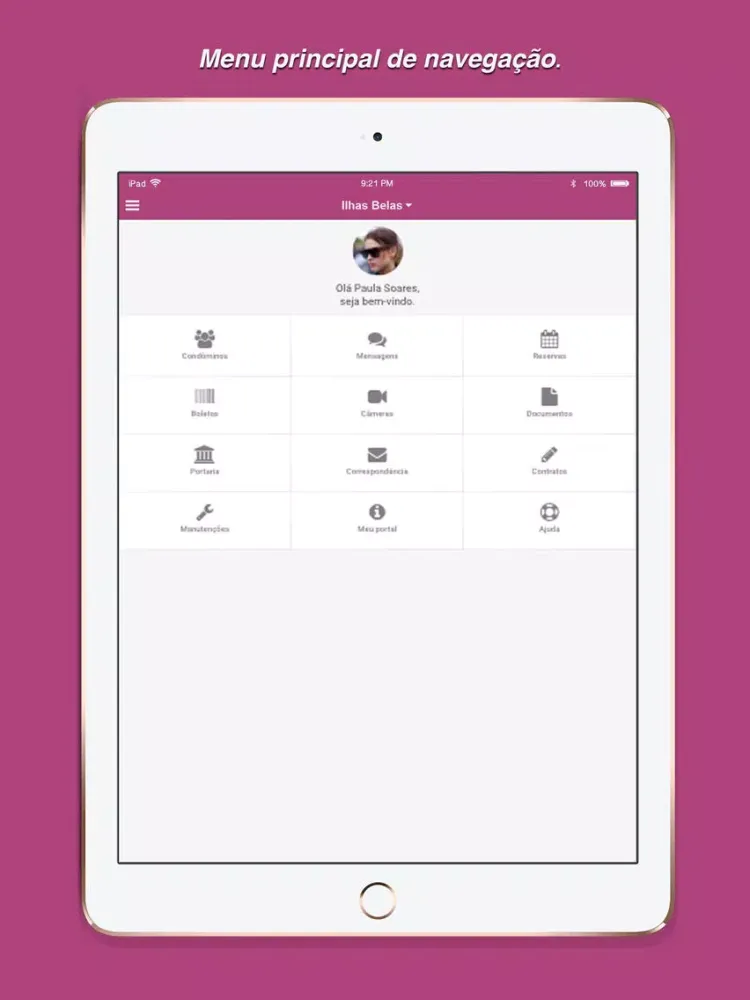 Скриншоты Inova Condomínios iPad 