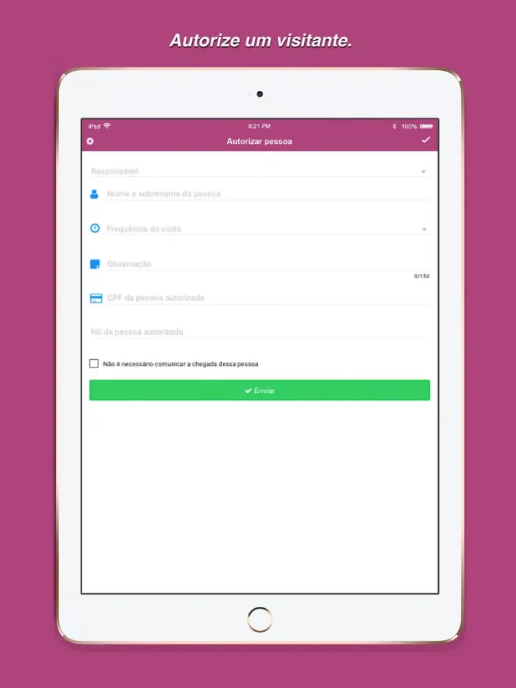 Скриншоты Inova Condomínios iPad 