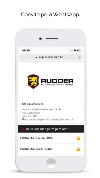 Rudder Segurança スクリーンショット