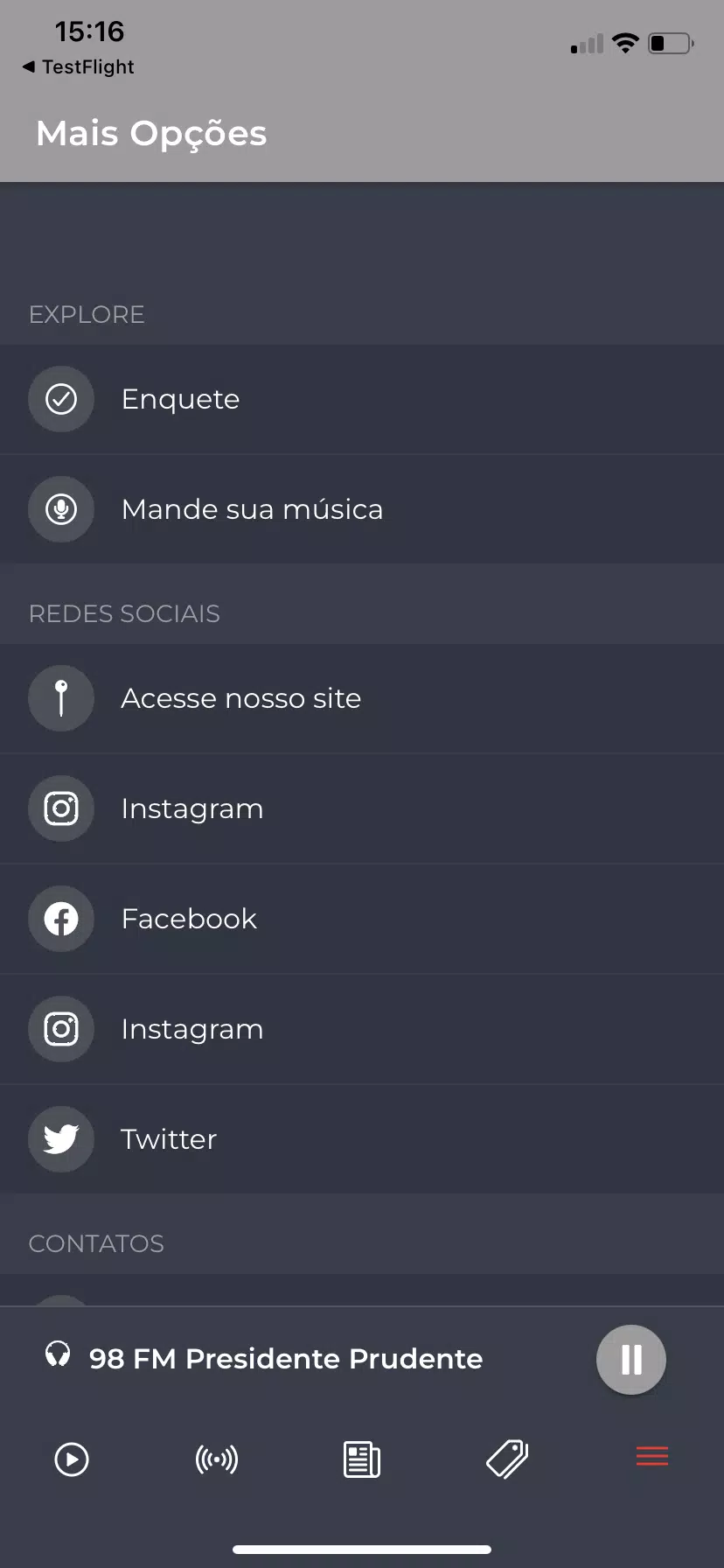 98 FM - Presidente Prudente Screenshots