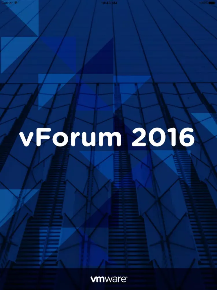 Capturas de pantalla de vForum 2016 iPad 