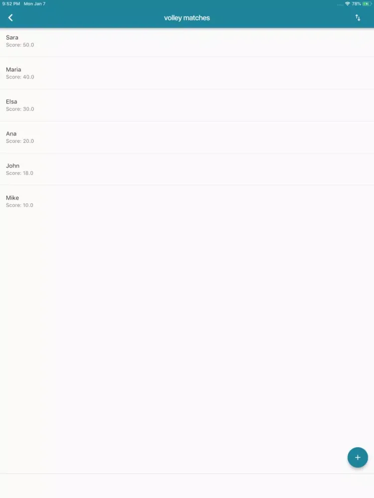 Ranking List iPad  Ekran Görüntüleri