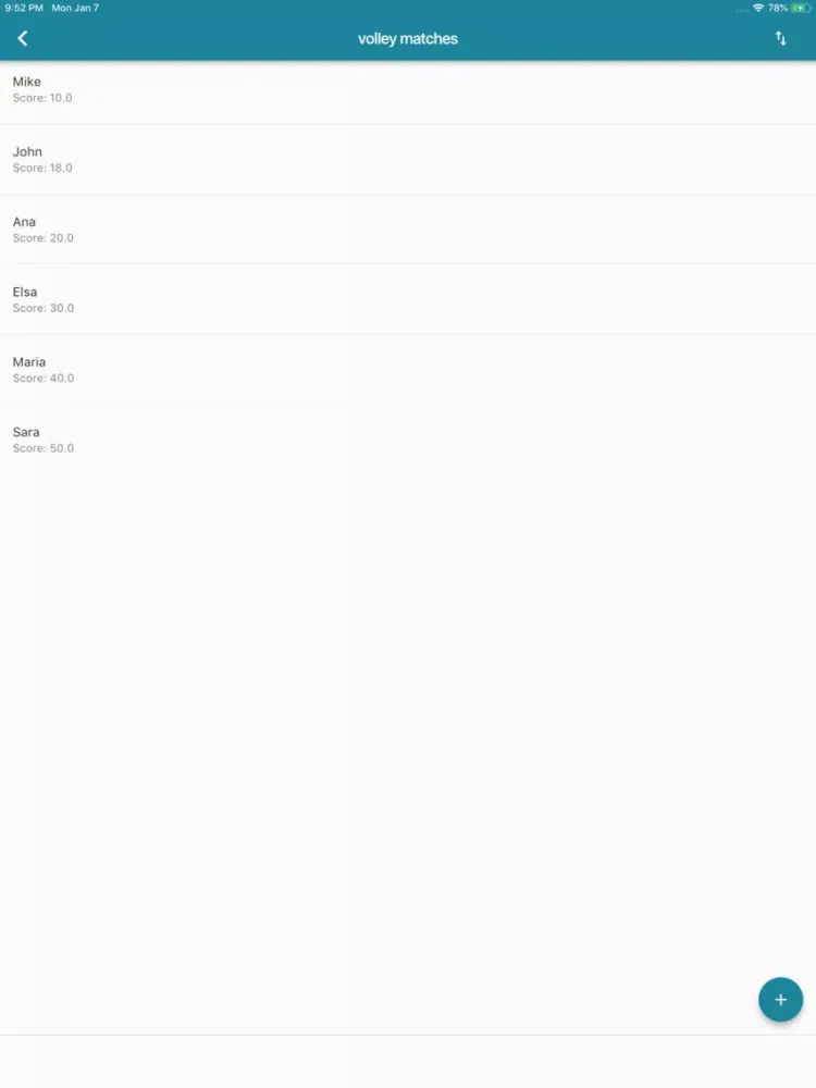 Ranking List iPad  Ekran Görüntüleri