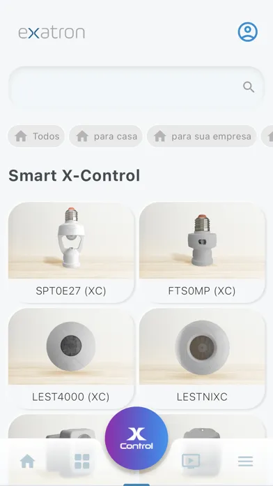 Capturas de tela do Exatron Smart X-Control