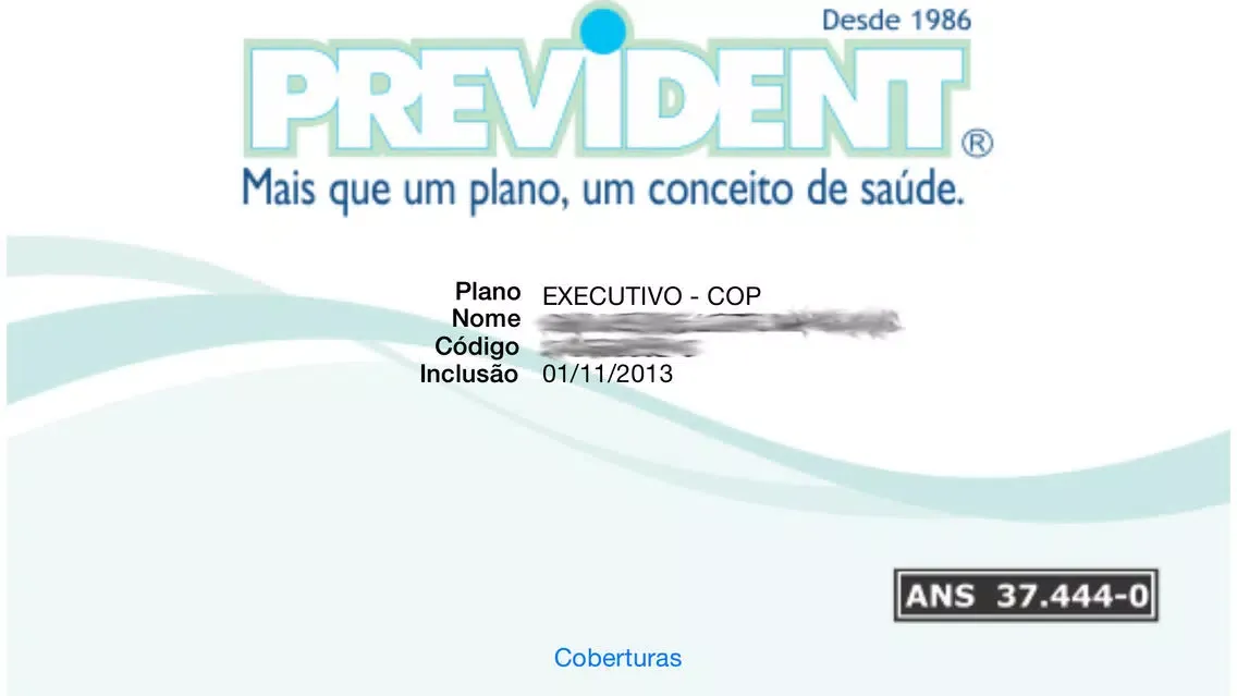 Prevident Usuário Screenshots
