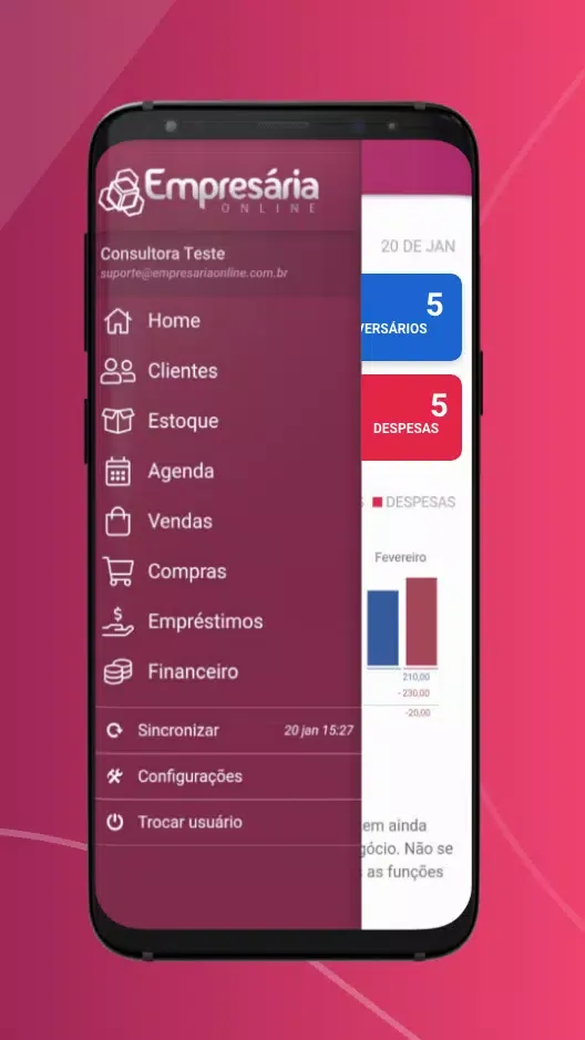 Empresária Online Screenshots