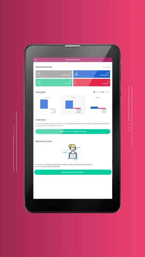 Empresária Online Screenshots