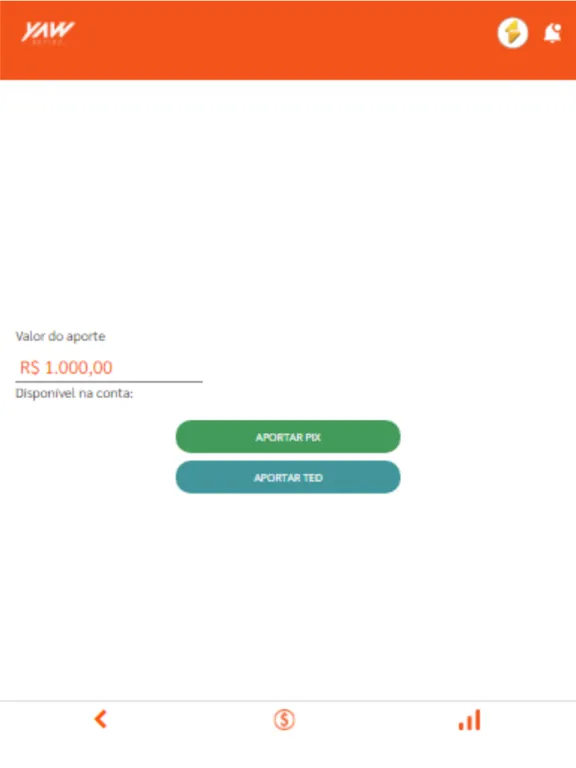 Tangkapan skrin Yaw Active iPad 