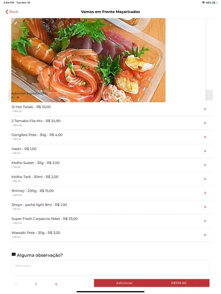 Yoo Delivery iPad  سکرین شاٹس