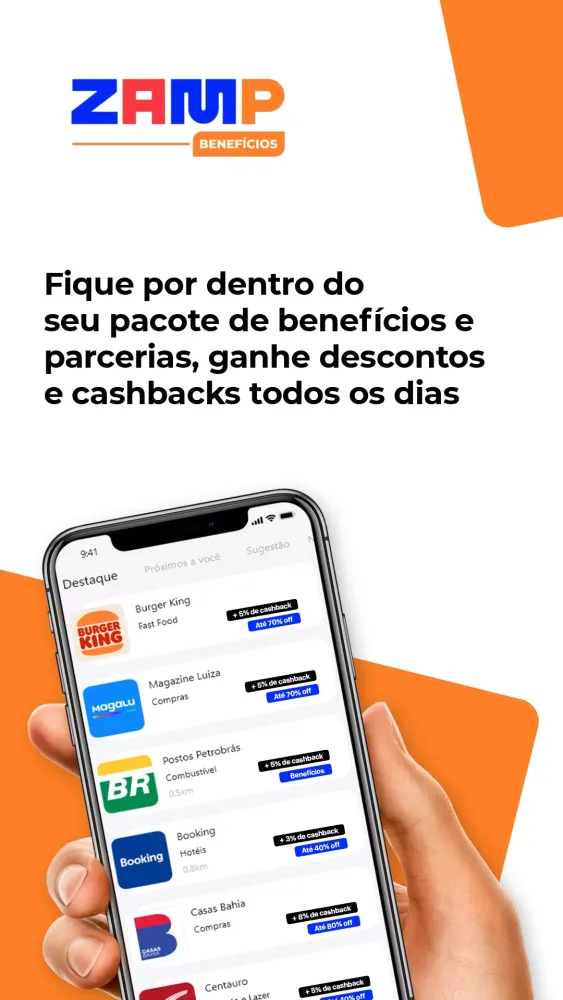 ZAMP Benefícios Screenshots