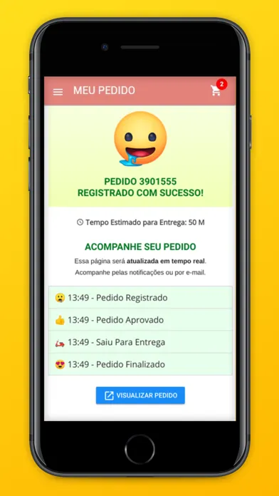 Capturas de tela do Zapp Delivery