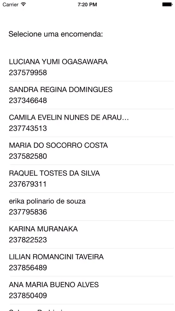 TEX Baixa Mobile Screenshots