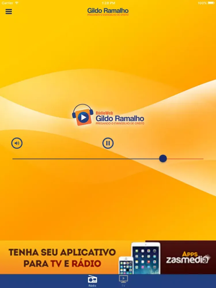 RádioWeb Gildo Ramalho iPad  स्क्रीनशॉट