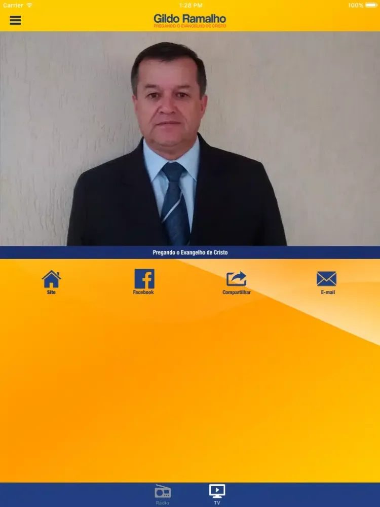 RádioWeb Gildo Ramalho iPad  स्क्रीनशॉट