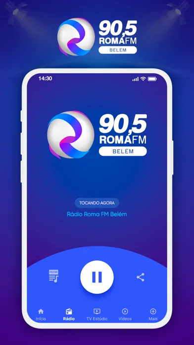 Screenshot di Rádio Roma FM - Belém