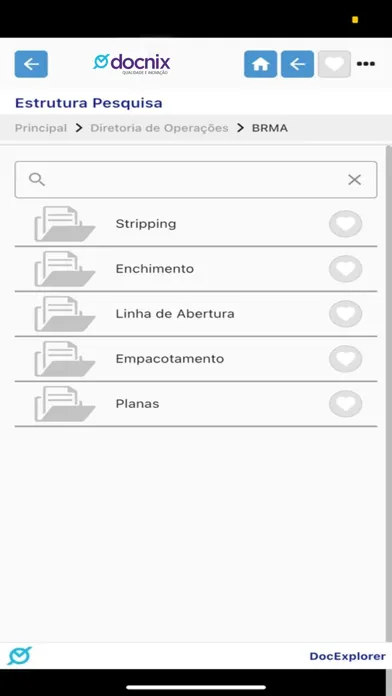ภาพหน้าจอของ DocExplorer