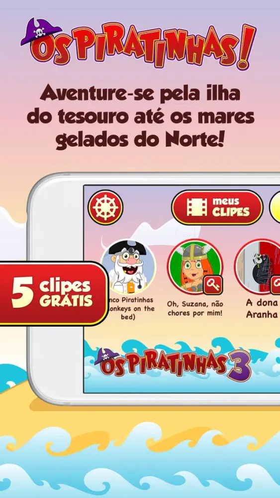 Os Piratinhas : Músicas para crianças Screenshots