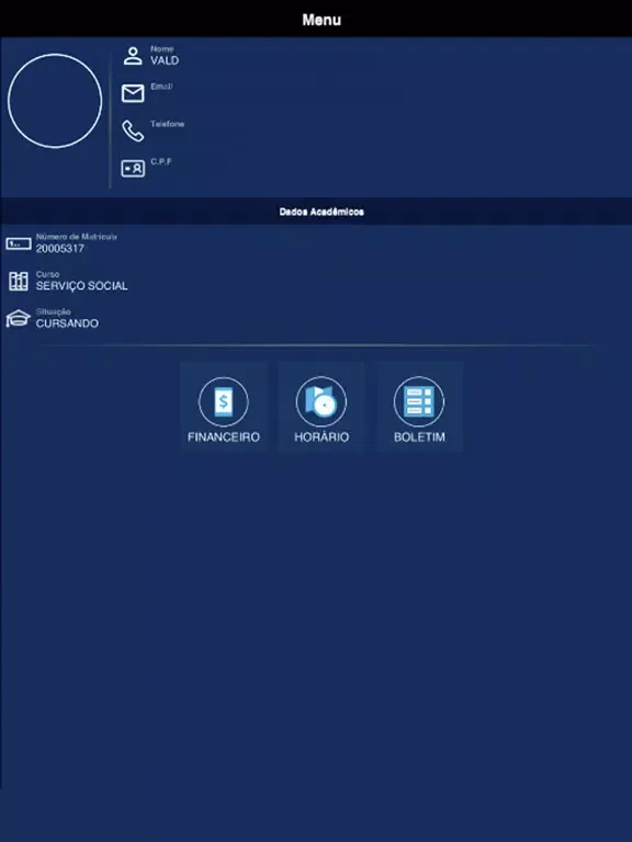 Capturas de pantalla de Classe ON Aluno iPad 