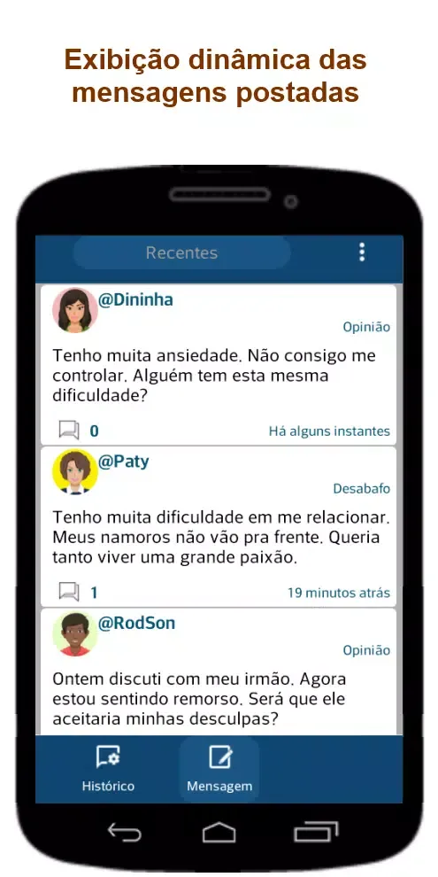 Alguém para Conversar Screenshots