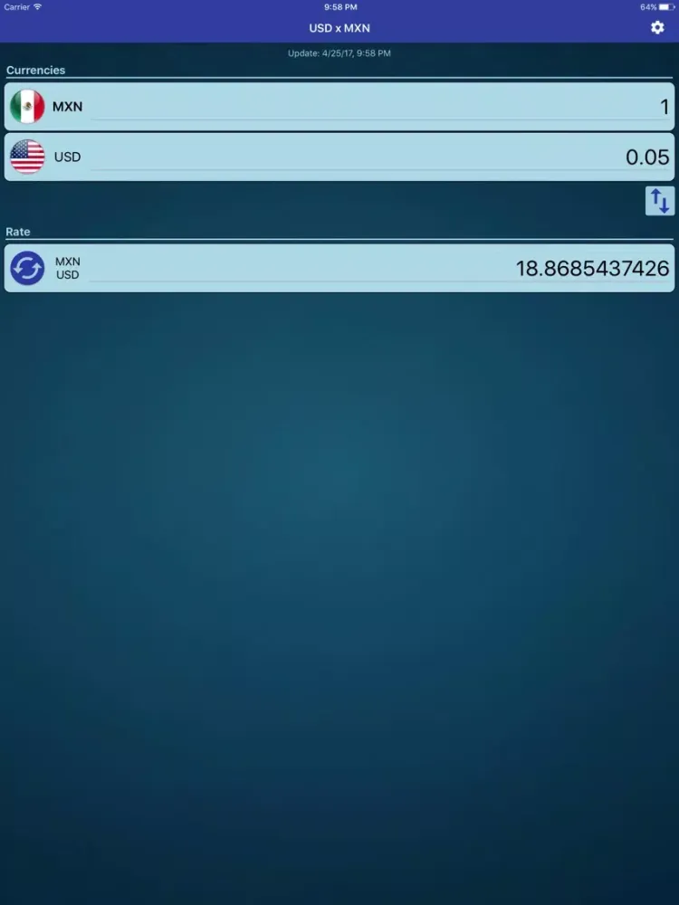 تصاویر US Dollar x Mexican Peso iPad 
