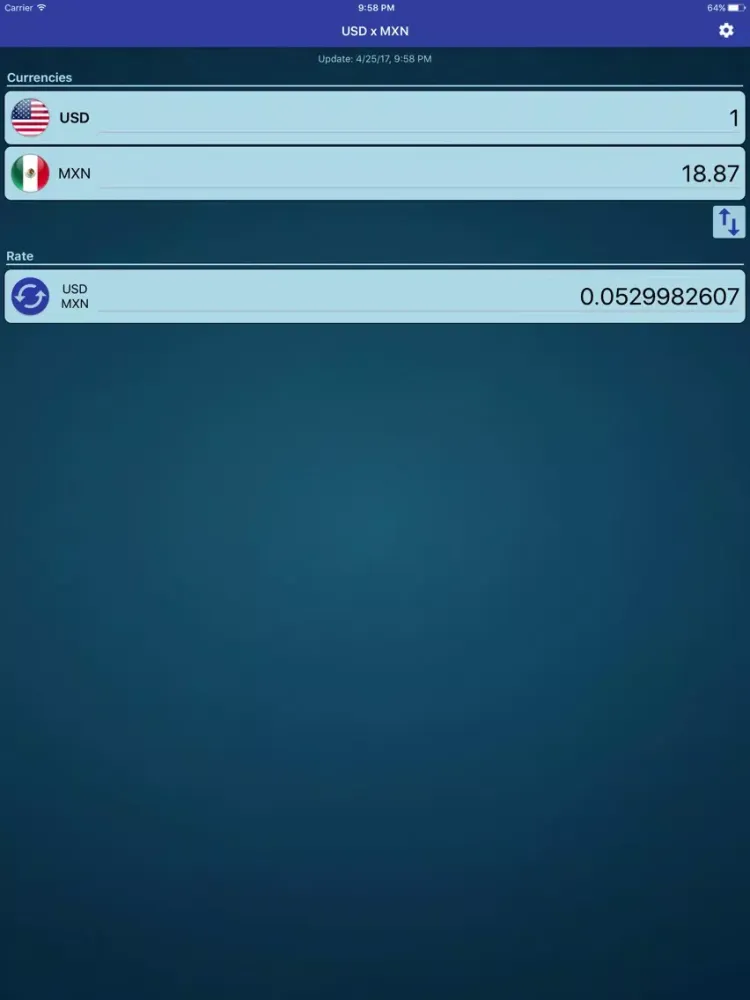 تصاویر US Dollar x Mexican Peso iPad 