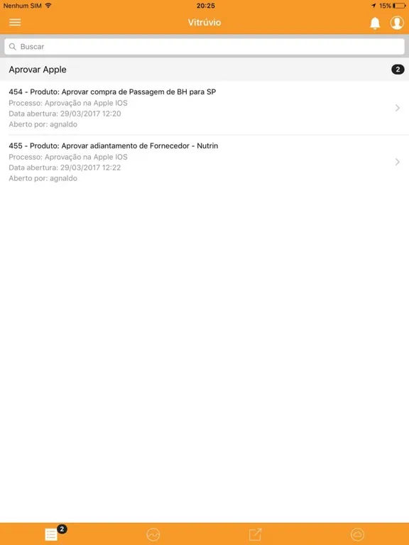 Zrzuty ekranu Vitrúvio iPad 