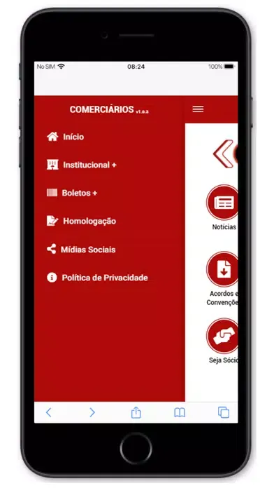 Ảnh chụp màn hình của Comerciários de Salvador
