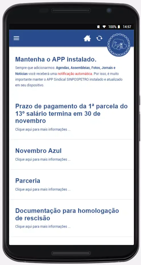 SINPOSPETRO Curitiba Screenshots