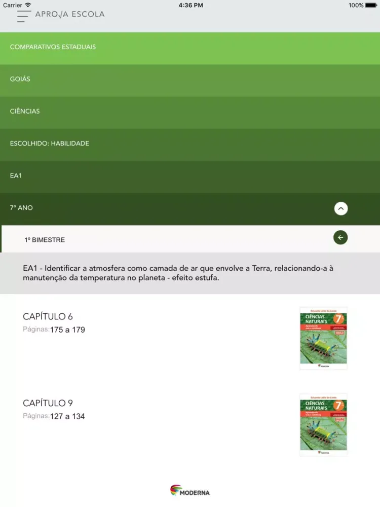 Aprova Escola iPad  Ekran Görüntüleri