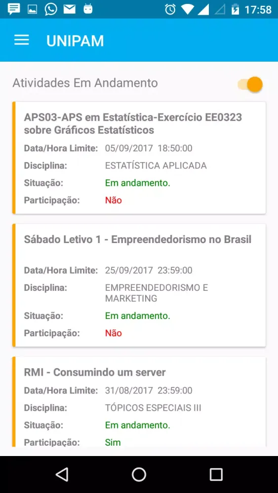 Portal do Aluno - UNIPAM应用截图