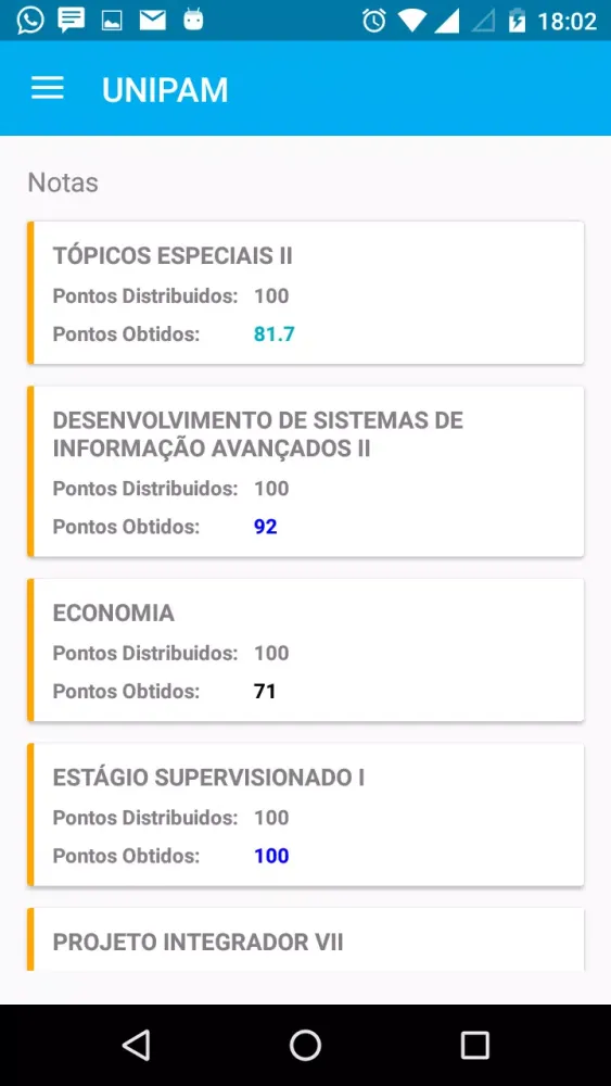 Portal do Aluno - UNIPAM应用截图