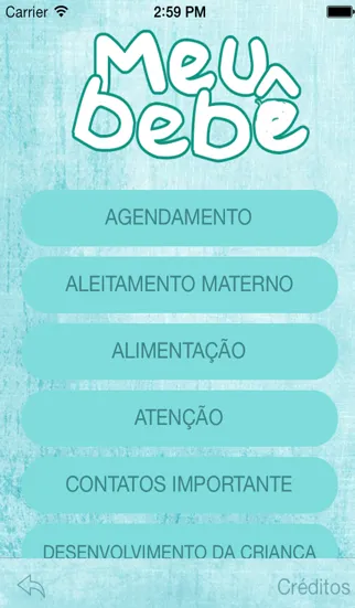 Ảnh chụp màn hình của Meu Bebê!