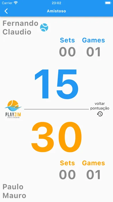 Zrzuty ekranu Placar Playzim