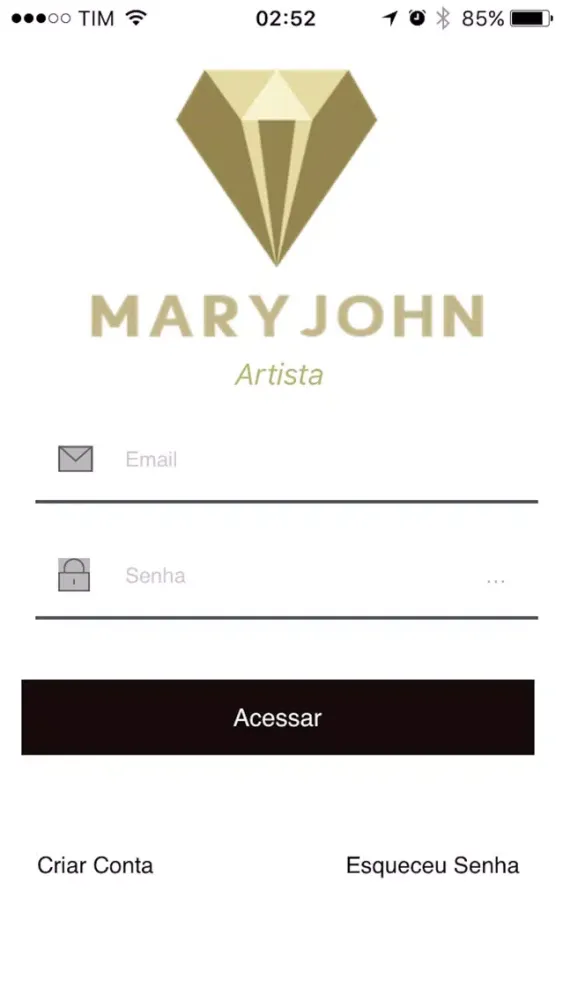 Capturas de tela do Maryjohn Artista