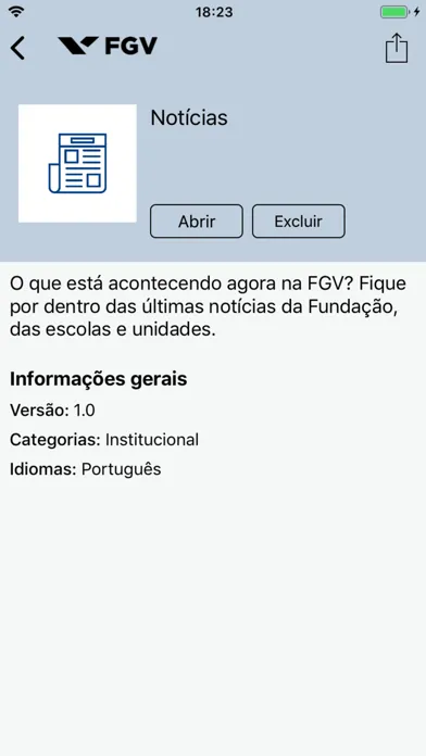 Capturas de pantalla de FGV