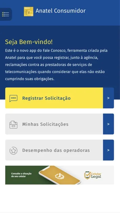 Anatel Consumidor Mobile应用截图