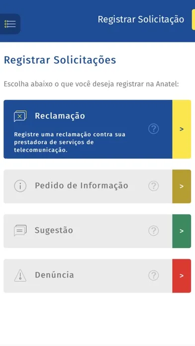Anatel Consumidor Mobile应用截图