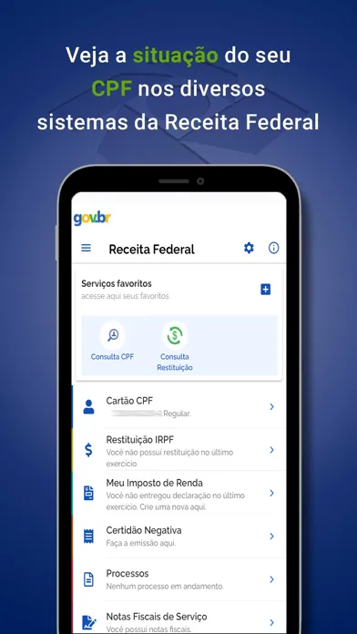 Receita Federal Screenshots
