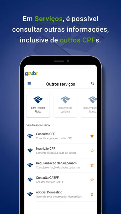 Receita Federal Screenshots