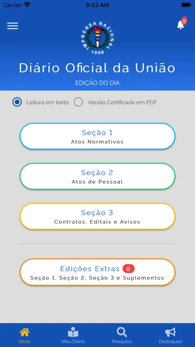 صور Diário Oficial da União (DOU)