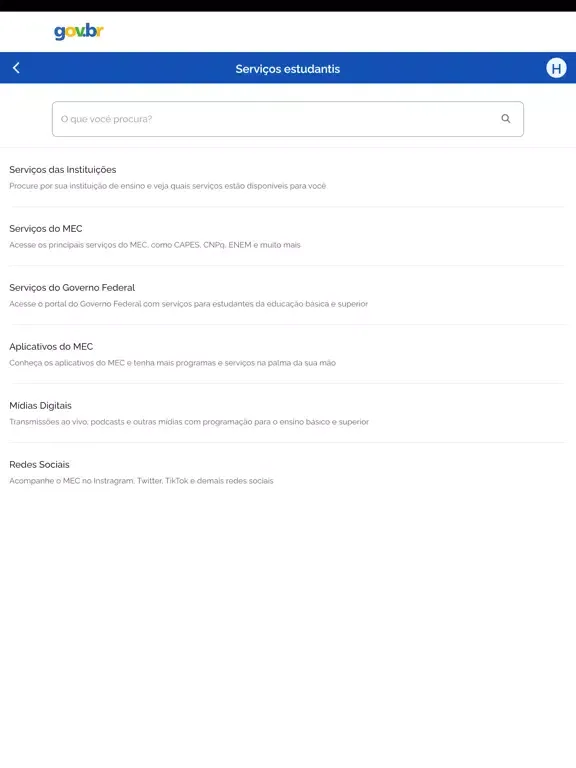 Capturas de pantalla de Jornada do Estudante iPad 