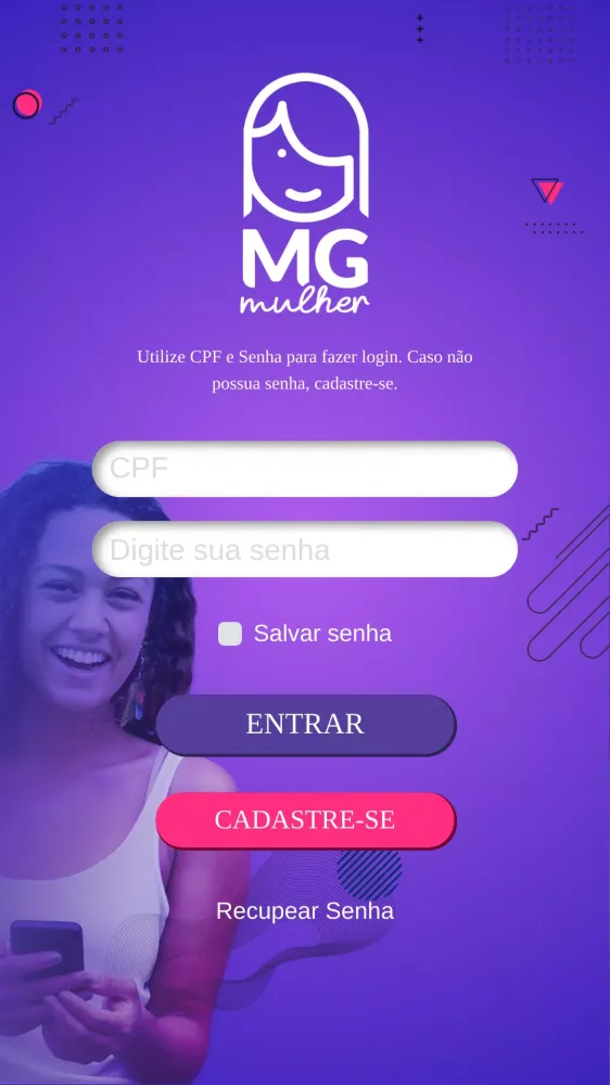 MG Mulher Ekran Görüntüleri