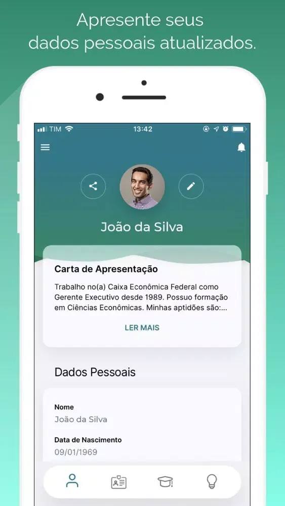 Screenshot di Sigepe Banco de Talentos