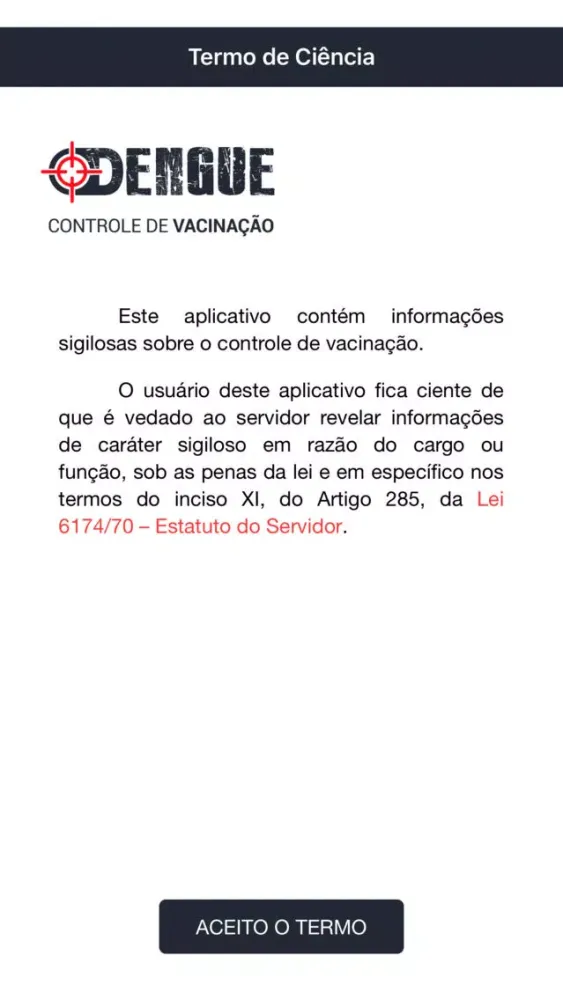 Controle Vacinação da Dengue سکرین شاٹس
