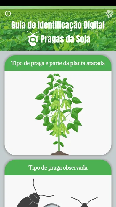 Capturas de pantalla de GID Pragas da Soja