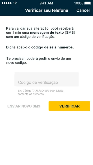 Скриншоты TAXI.RIO - Passageiro