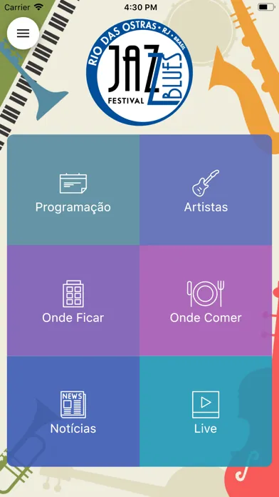 Rio das Ostras Jazz e Blues سکرین شاٹس