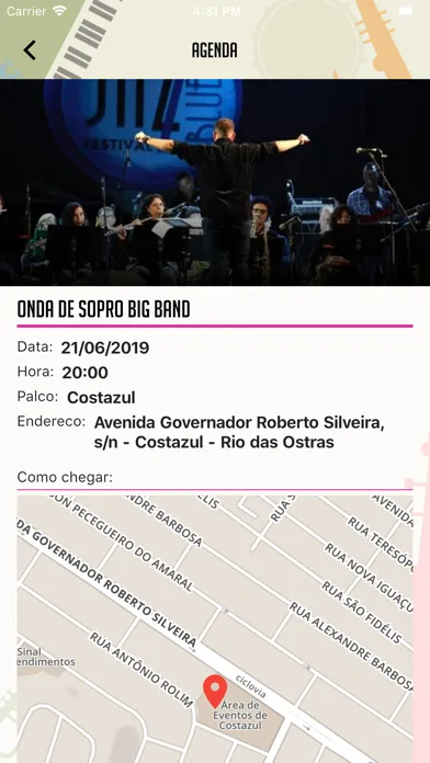 Rio das Ostras Jazz e Blues سکرین شاٹس