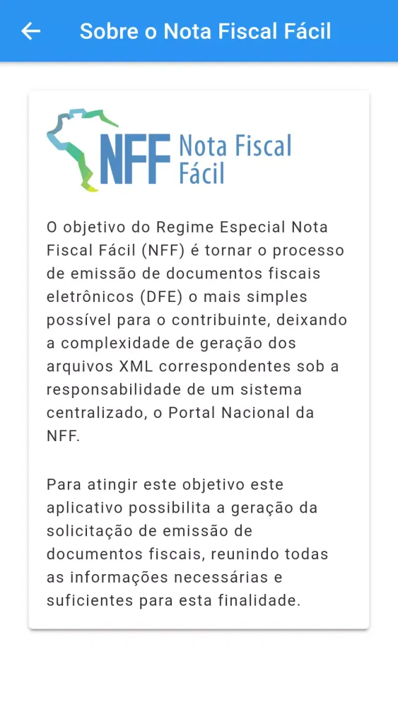 Capturas de pantalla de Nota Fiscal Fácil