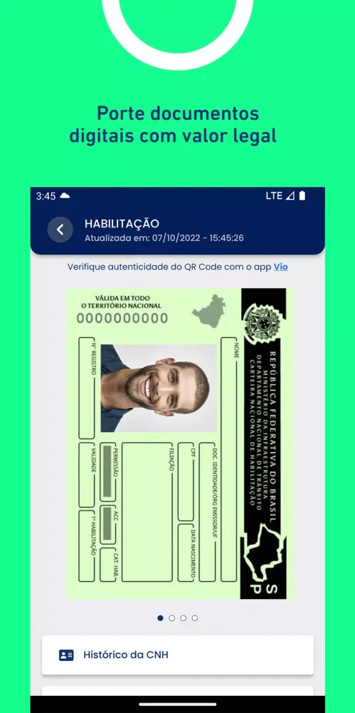 Carteira Digital de Trânsito應用截圖